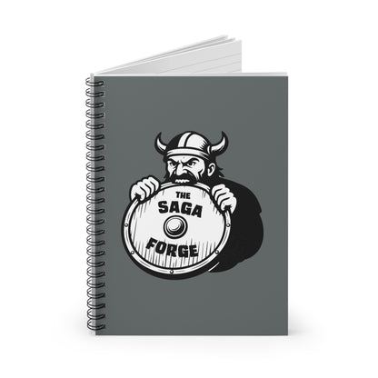 "The Saga Forge" Ruled Journal